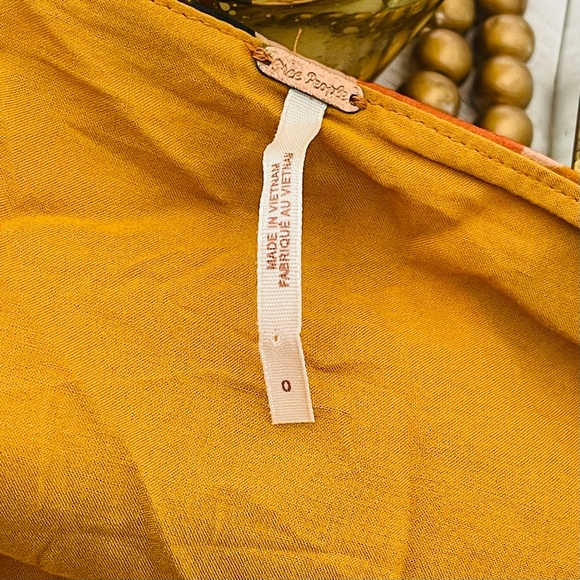 Free People Floral Mustard Dress - Picture 10 of 13